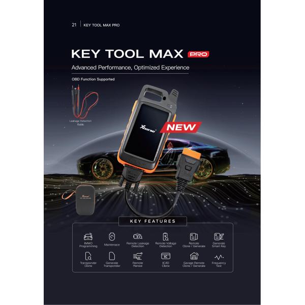 Xhorse VVDI Key Tool Max Pro With MINI OBD Tool Function