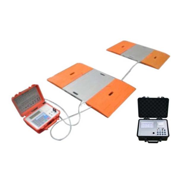 800*430 Portable Axle Weigh Scales , 50T Wireless Truck Scales