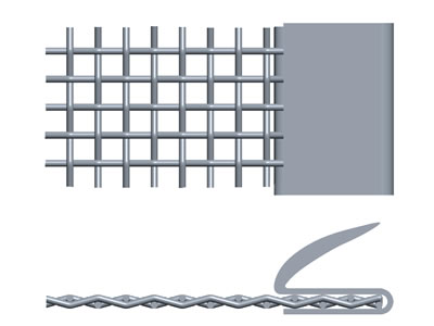 Stainless Steel Crimped Wire Mesh With Different Types of Edges