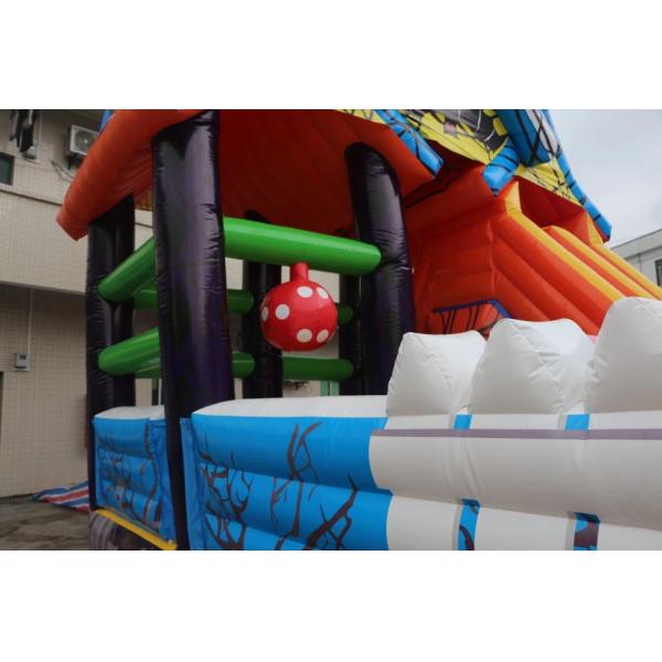 2020 Colorful PVC Tarpaulin inflatable bouncer Hallowmas baby bouncy house for sale