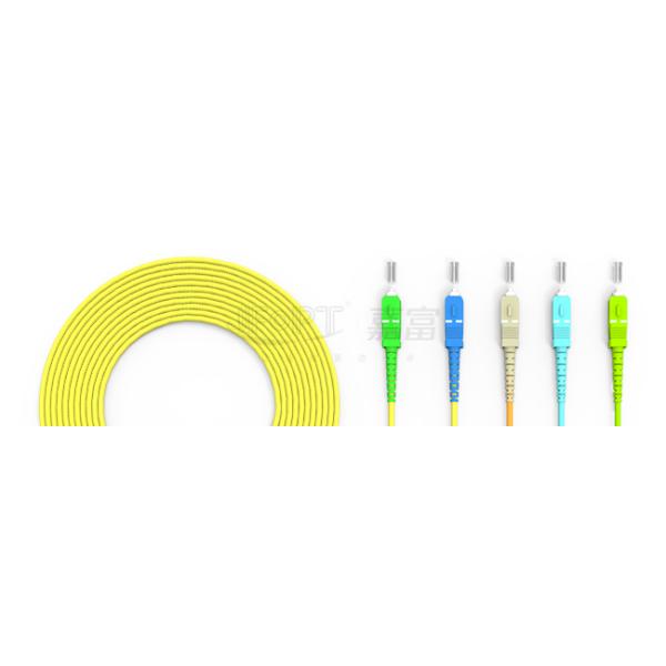 1m LSZH OEM SC-SC/UPC SX OS1/OS2/OM3/OM4 Fiber Optic Patch Cord with Ceramic Ferrule