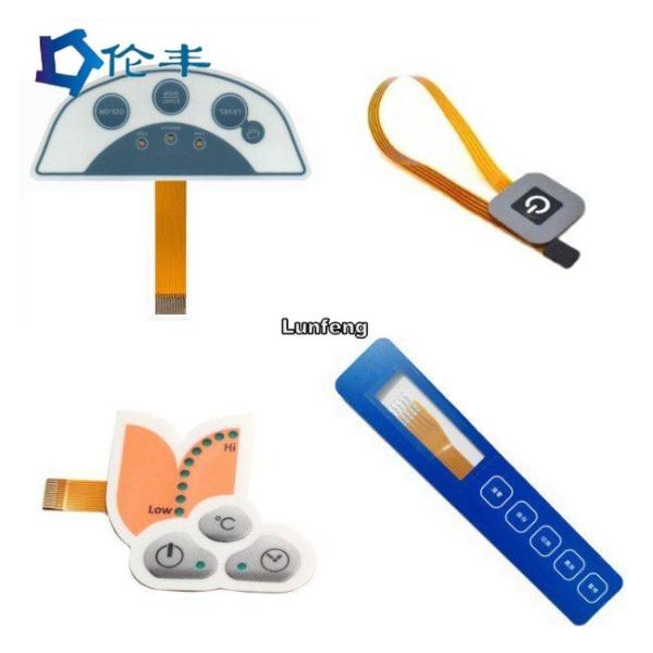 Digita Printing FPC Membrane Switch Silkscreen Printing EBG180 Digital Keypad Switch