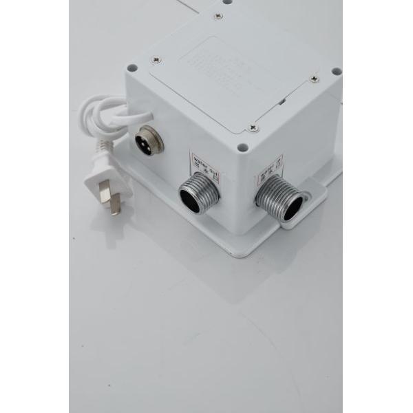 Solid Brass Silver Thermostatic Intelligent Electricity Shower Faucet