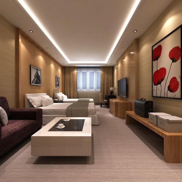 Quality MDF Wooden Bedroom Furniture Fully Furnished Five Star Hotel Resort Accommodation Suites for sale