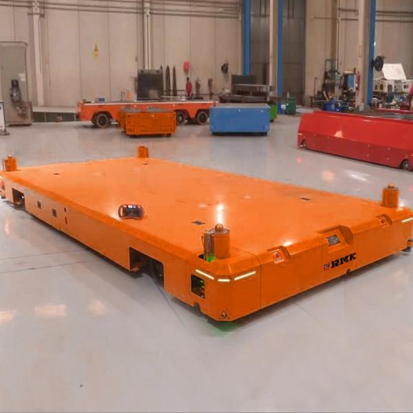 Automatic Charging Industrial Transfer Cart , 30 Tons Material Handling Trolley