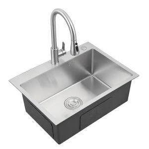 China Rectangular Stainless Steel Utility Sink Above Counter Kitchen Sink on sale