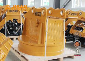 China 1600kg 3600lb 1.2m 47in Hydraulic Round Lifting Electromagnet For Crane Metal Scrap wholesale