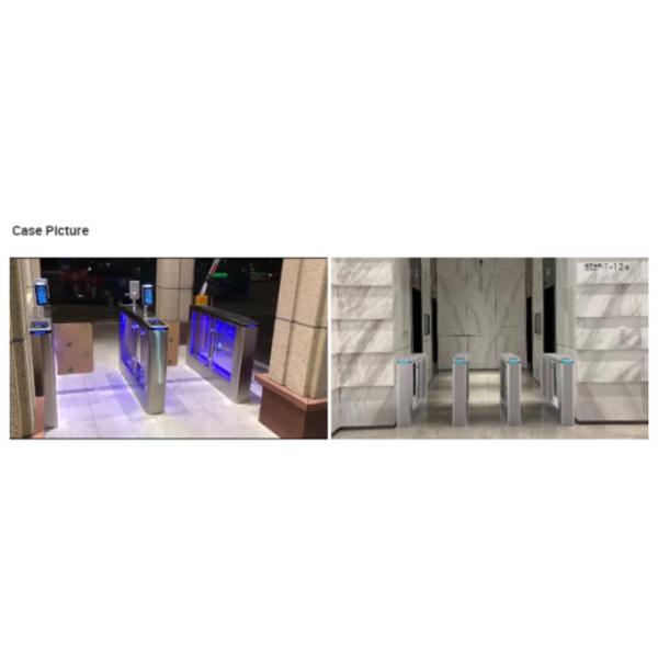 Wide Lane 1100mm Access Control Turnstile RFID Card For Handicap Turboo