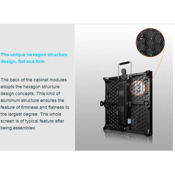 3D P4.81 SMD LED Display 7500cd / m2 , HD Flexible LED Video Display 500 x 500mm Cabinet Size