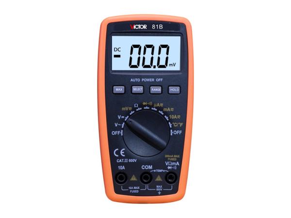 Quality Small Type VICTOR Digital Multimeter Resistance Capacitance Frequency Temperature for sale