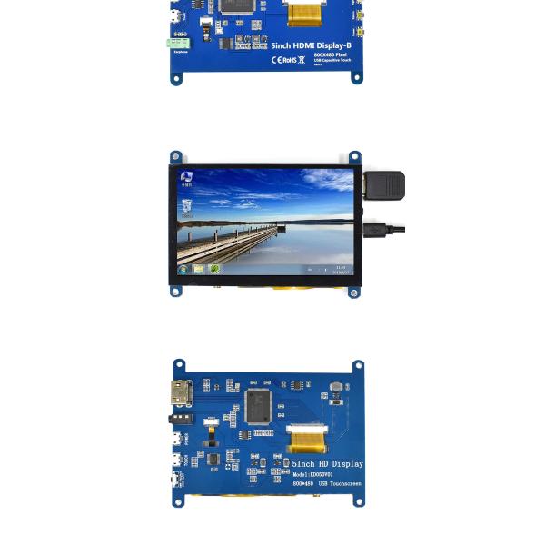 Capacitive Touch Smart LCD Module 800*480 HDMI 5 Inch Lcd Display Module