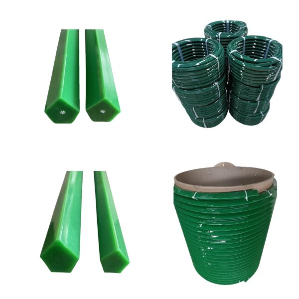 Polyurethane Pentagon Belt Design Suitable For Transmission Equipment Customized Color Options