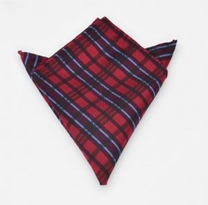 China Solid Color Men's Handkerchief Cotton Pocket Square Scarf for Professional Appearance on sale