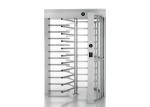 Pedestrian Access Control Semi Automatic Revolving Full Height Turnstile