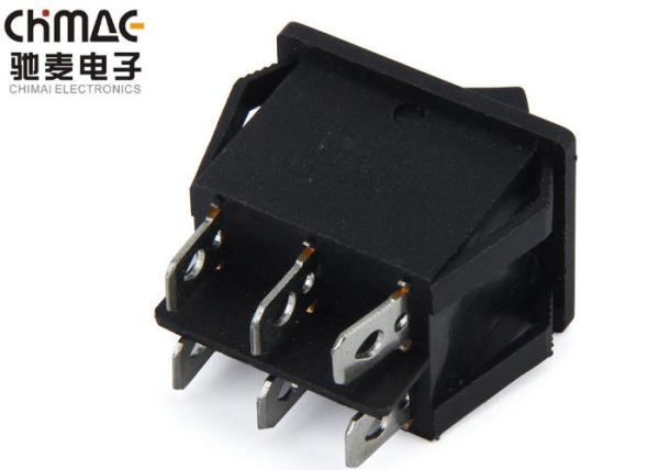 Quality 3 Positions Push Button Rocker Switch 3 Way ON - OFF - ON Pa66 For Mustic Instrument for sale
