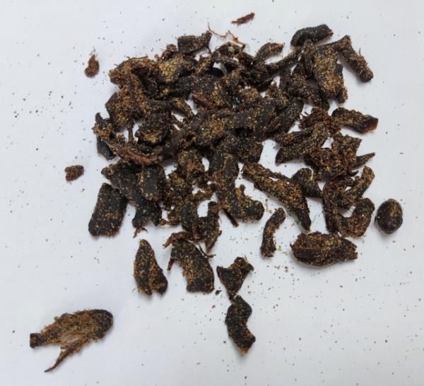 Quality Black Pepper Flavor Vegan Mushroom Jerky Leisure Popular Snacks for sale