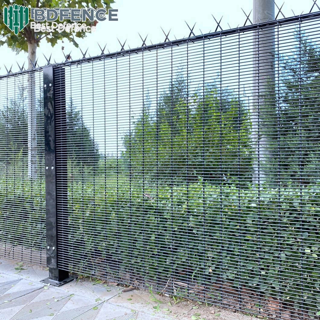China Galvanized Panels 358 Anti Climb Security Fencing Prison Clear View wholesale