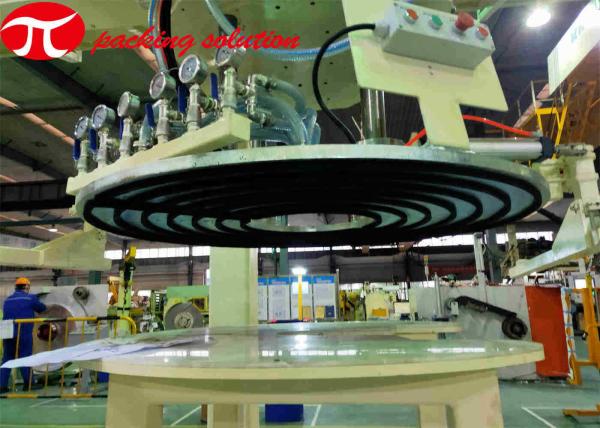 Quality High Efficiency Copper Coil Packing Machine With Welding Stacking And Circumferential Labeling System for sale