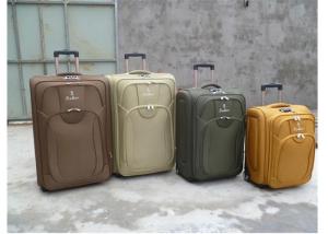 Soft Polyester  Fabric Eva 600D Material Suitcase Trolley Case Luggage 20 /24 / 28 Inch
