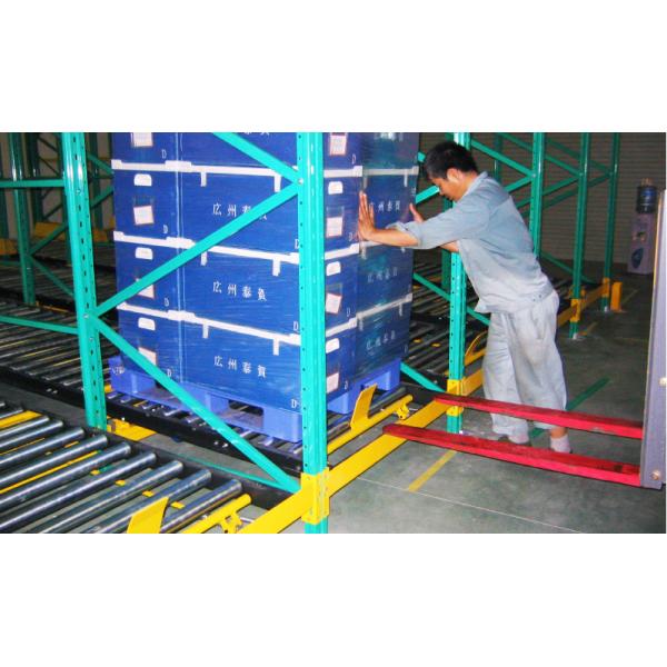 Gravity racking Pallet flow rack