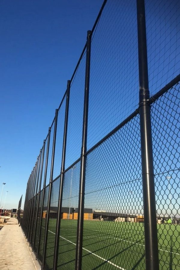 High Strength 10" Diamond Razor Mesh Fencing Pvc Coated For Sports Field