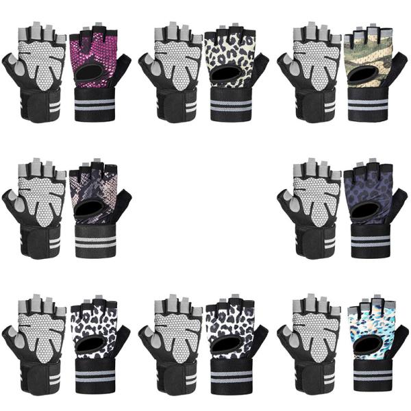 Cycling Fitness Gloves Tactical Half Finger Anti Skid Outdoor Woman Yoga Training