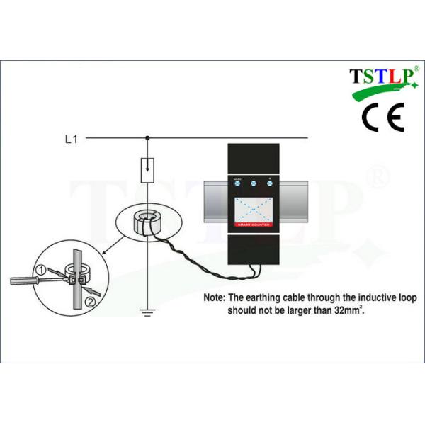 CE Approval 7 Digits Lightning Strike Counter Exchangeable 3V Battery Support
