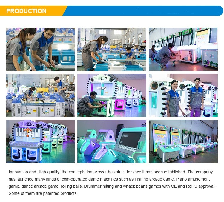 HD Screen Genius Drum Coin Operated Music Machine For Amusement Park
