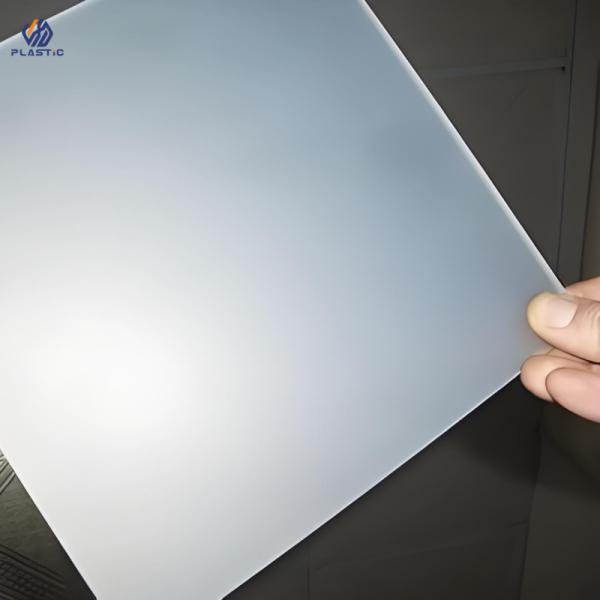 Custom Cut Frosted Acrylic Sheet Heat Resistance Opaque Perspex Sheet 4 X8