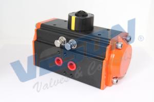 China Rack And Pinion Rotary Pneumatic Actuator DIN 3337 wholesale