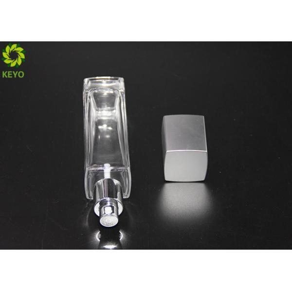 120ml Glass Moisturizing Lotion Pump Bottle With Electroplating Silver Pump Cap