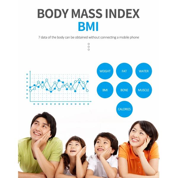 LCD / LED Display Digital Fat Analyzer Weighing Scale