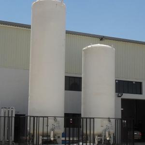 China Vertical Liquid Nitrogen Cryogenic Storage Tank 20C 16 Bar wholesale