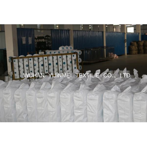 Pure White TFO Plastic Cone Spun Polyester Sewing Thread 20s / 2 Packing By PP Bag