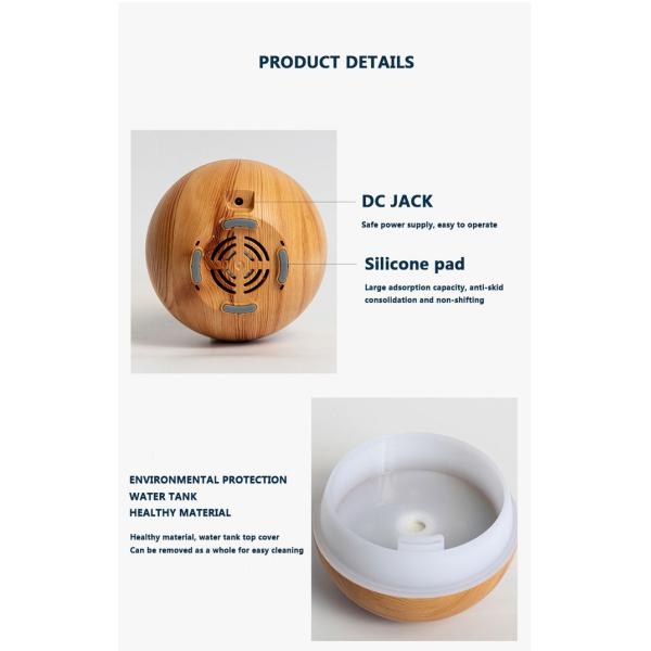 100ML Plastic Aroma Diffuser 7 Color Lights Portable Mini USB Mountain View Diffuser