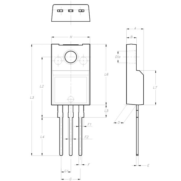 STF28NM50N Power MOSFET 500V/28A Rating Low 0.135Ω Rds(on) Fast Switching Avalanche Rugged Eco-Mode Low Gate Charge TO-220FP Package RoHS Certified