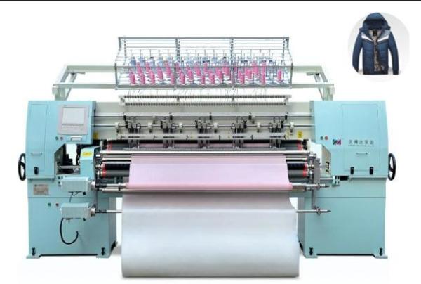 Quality Jacket Padding 64 Inch High Speed Quilting Machine With Pattern Patch Up Function for sale