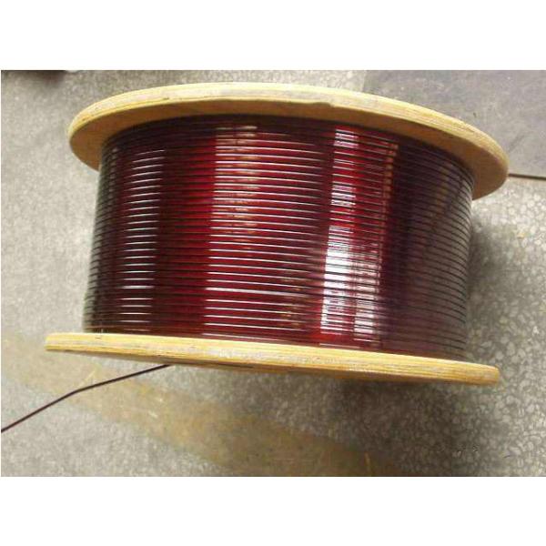 Class 220 Thickness 0.02 - 1.5mm Rectangular Copper Wire Enameled Flat Self Bonding Wire For Transformer