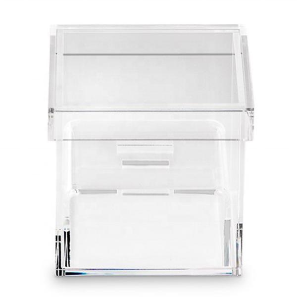 Quality Home Usage Acrylic Cosmetic Makeup Organizer Storage Box Custom Clear Color for sale