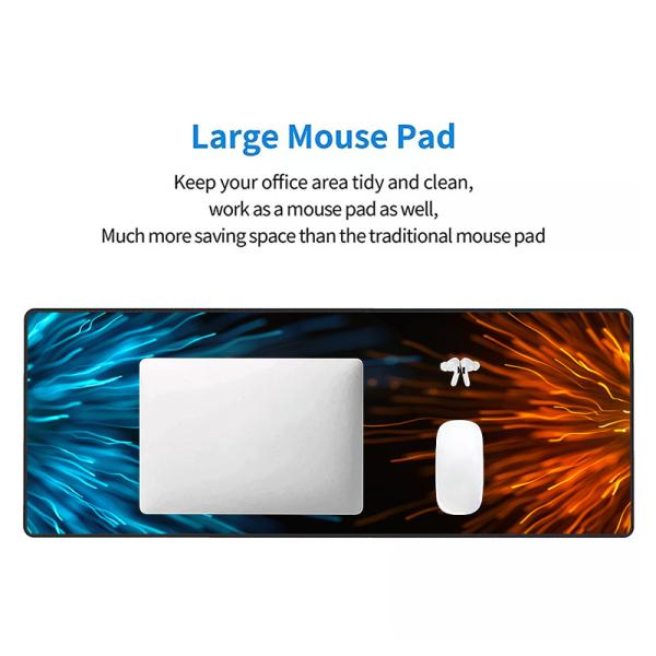 40*90 Rectangle Non-Slip Rubber Gaming Mouse Pad with Custom Logo Print ROHS Approved