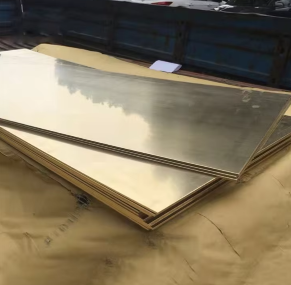 3mm Gold Plated Brass Sheet C22000 Custom For Industrial Applications