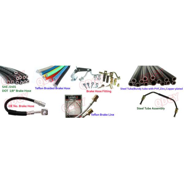 1/8 SIZE 3.2*7.5 Motorcycle Racing Colored /PTFE Steel Braided Brake Line Hose Kits