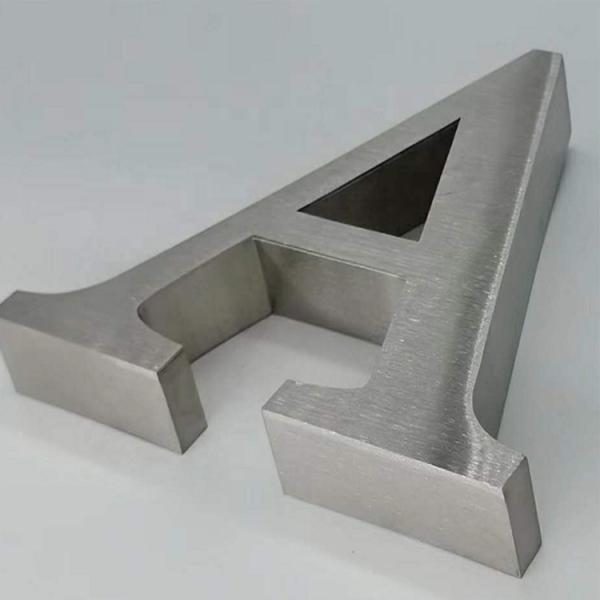 Stainless Steel 3D Metal Letter Sign for Minjiang Snow Custom Store Non-Illuminated