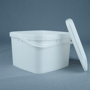 3kg Ice Cream Packaging Square Plastic Bucket Food Grade