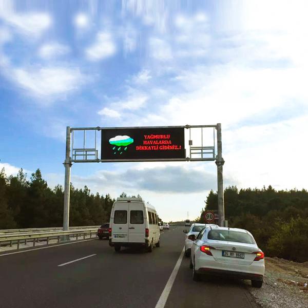 Smart Monitor P20 Motorway VMS Signs RS232 RS485 Cat 5 Network Cable