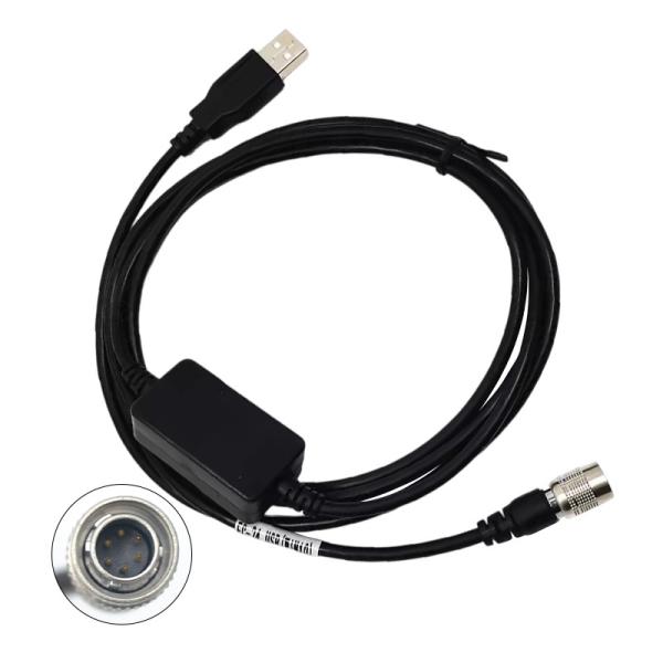 6 PIN USB RS232 Interface Data Download Cable for Trimble Survey Total Station M3/S6/S8 Data Transfer Cable