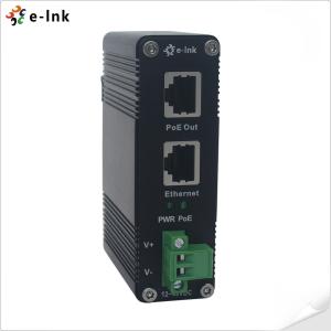 China 12~48V DC Power Input Industrial Gigabit PoE+ Injector wholesale