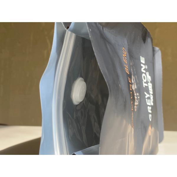 Customized Printed Zipper Stand Up Pouch 250g 500g Coffee Bag With Valve Plastic Packaging Aluminum Foil Bag