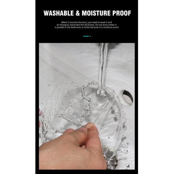 No-Drilling Needed Wire Shelf Hanger Shower CaddySelf Adhesive Strips Bathroom Fixtures And Accessories