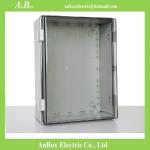 400x300x170mm ip66 PC clear switch box with lock